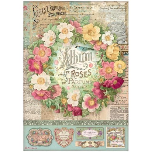 Carta riso rose parfum - a4,