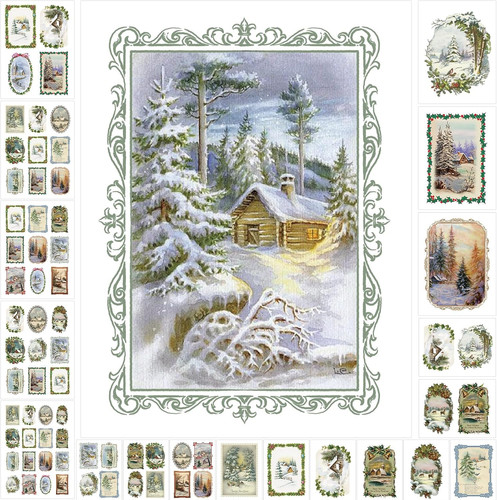 Pezzi carta decoupage - pezzi,